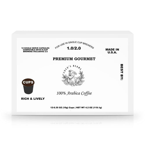 12 Pack Single Serve Coffee Capsules - Coco’s Beans
